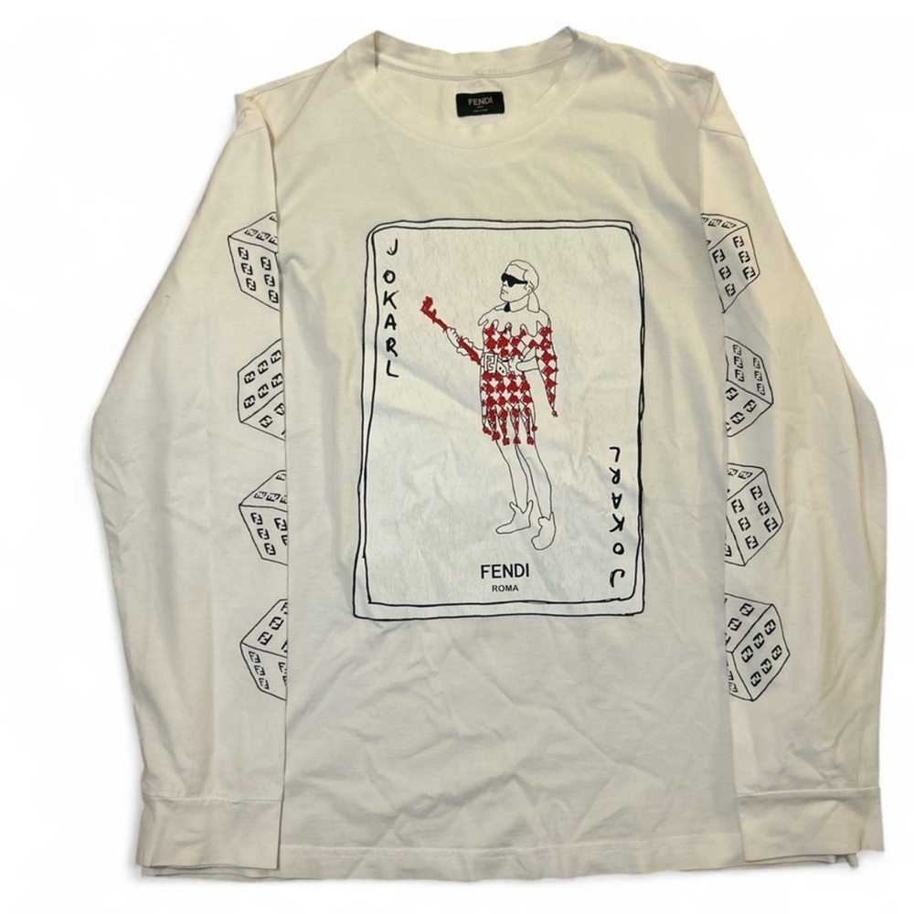 🔥 Fendi JoKarl Long-Sleeve Tee 🔥